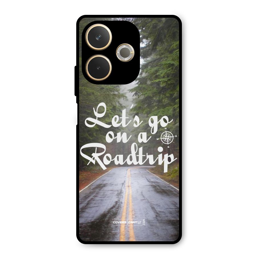 Lets go on a Roadtrip Metal Back Case for Oppo A5 Pro