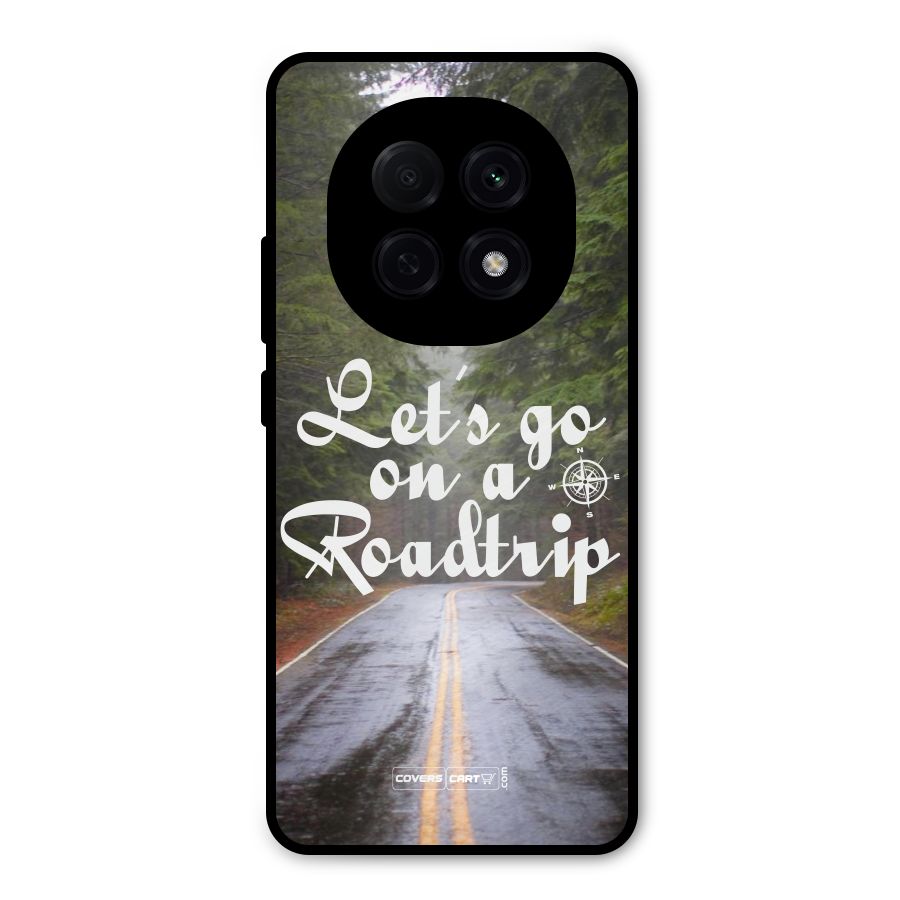 Lets go on a Roadtrip Metal Back Case for Oppo F29 Pro