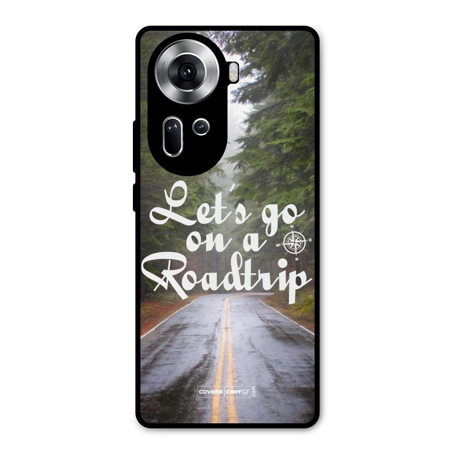 Lets go on a Roadtrip Metal Back Case for Oppo Reno11 5G