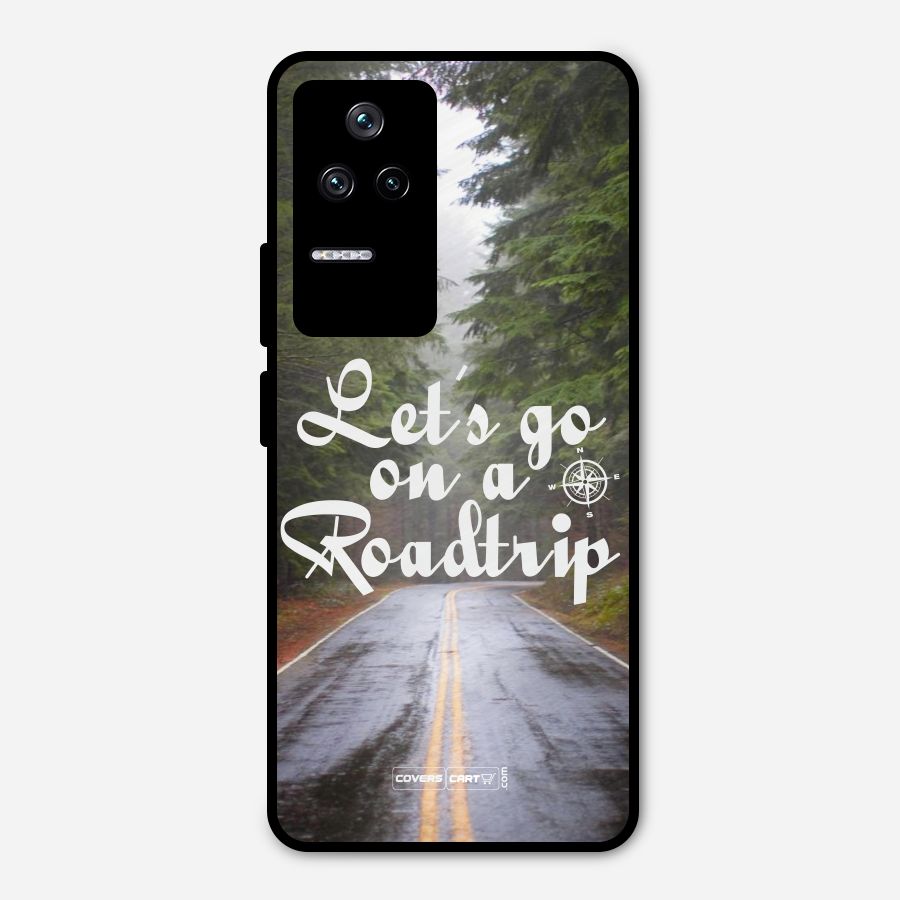 Lets go on a Roadtrip Metal Back Case for Poco F4 5G
