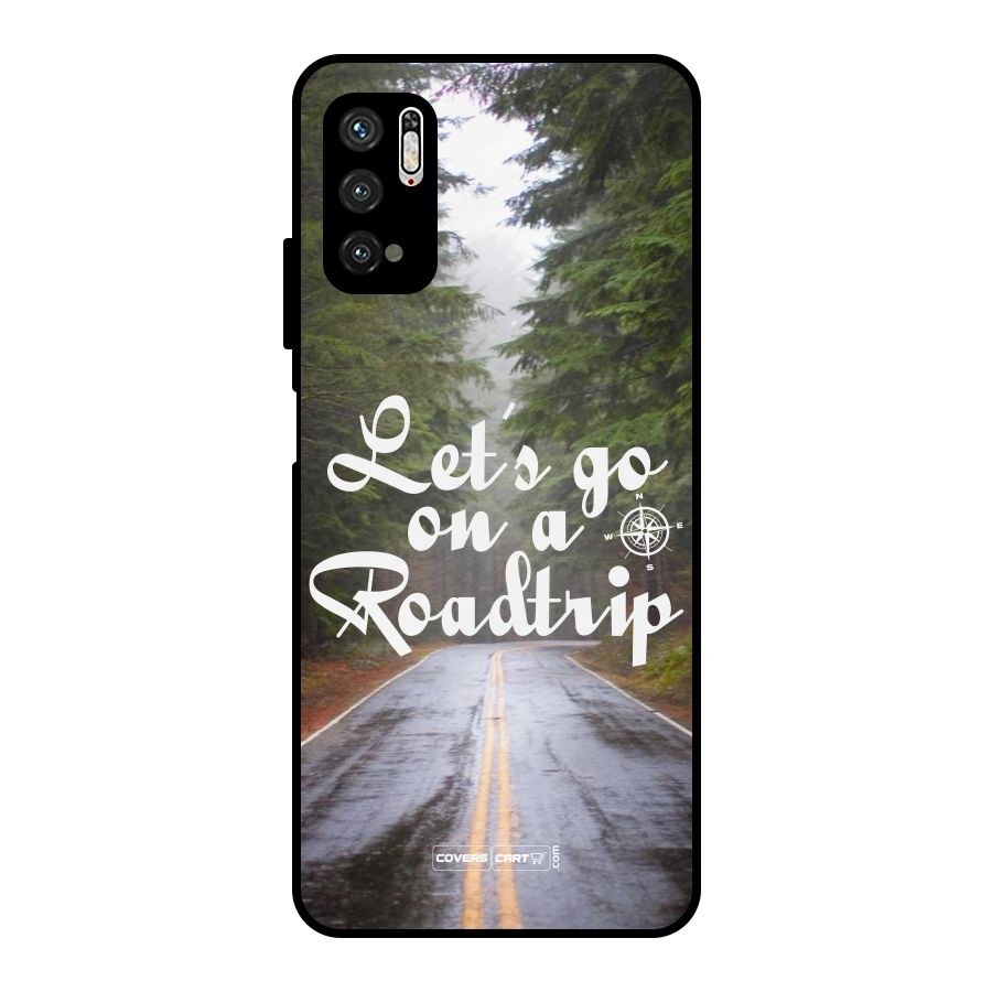 Lets go on a Roadtrip Metal Back Case for Poco M3 Pro 5G