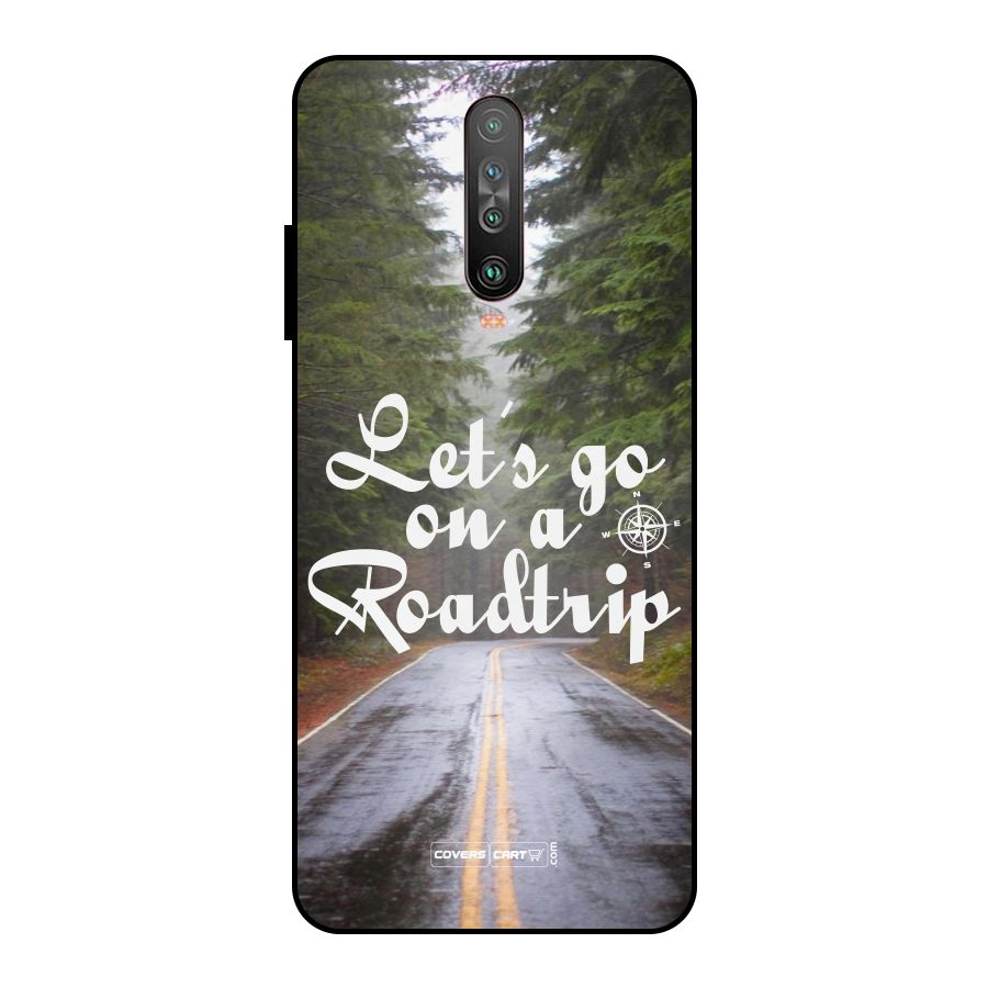 Lets go on a Roadtrip Metal Back Case for Poco X2