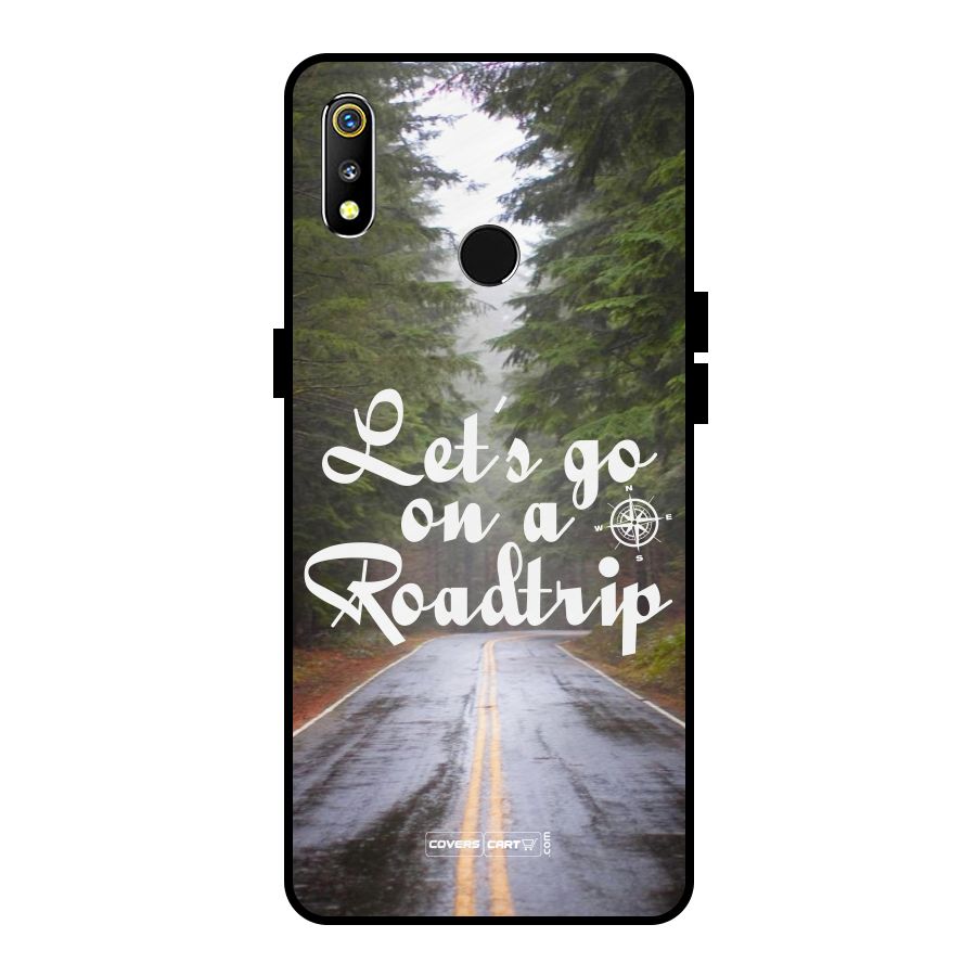 Lets go on a Roadtrip Metal Back Case for Realme 3i
