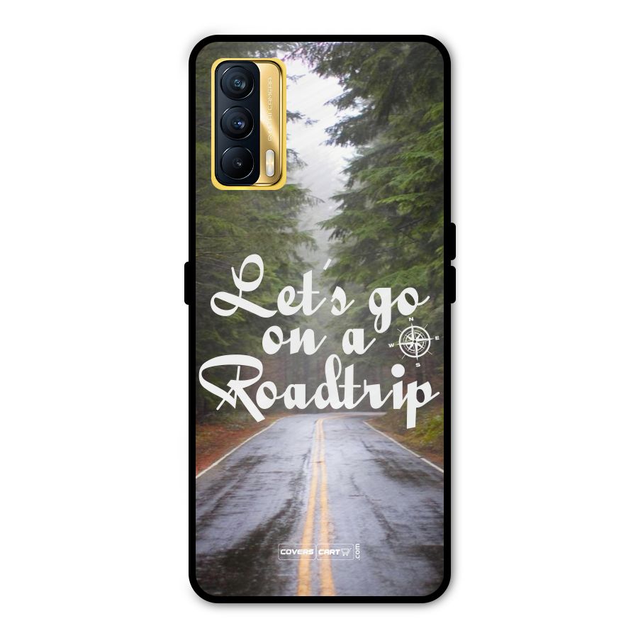Lets go on a Roadtrip Metal Back Case for Realme X7