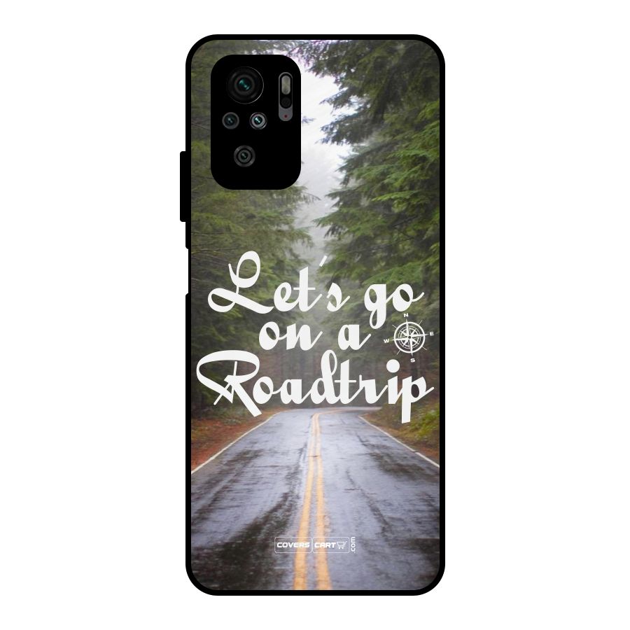 Lets go on a Roadtrip Metal Back Case for Redmi Note 10S