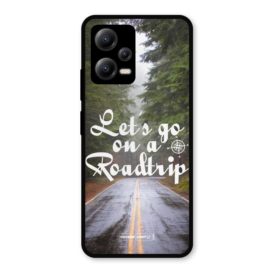 Lets go on a Roadtrip Metal Back Case for Redmi Note 12 5G