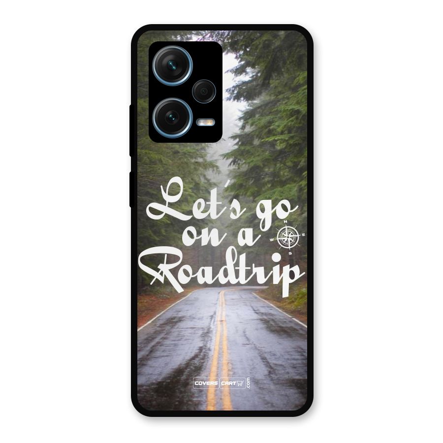 Lets go on a Roadtrip Metal Back Case for Redmi Note 12 Pro Plus 5G