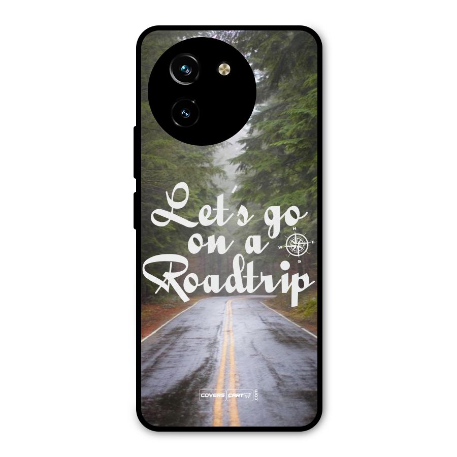 Lets go on a Roadtrip Metal Back Case for Vivo T3x