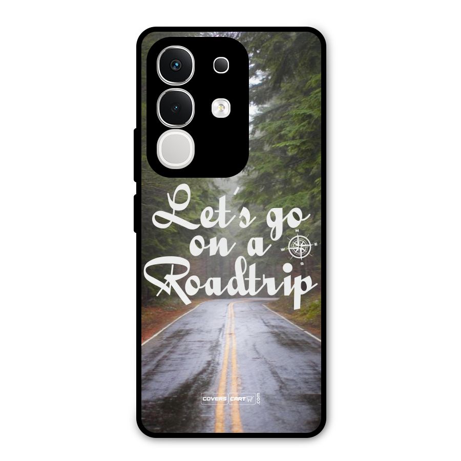 Lets go on a Roadtrip Metal Back Case for Vivo T4x
