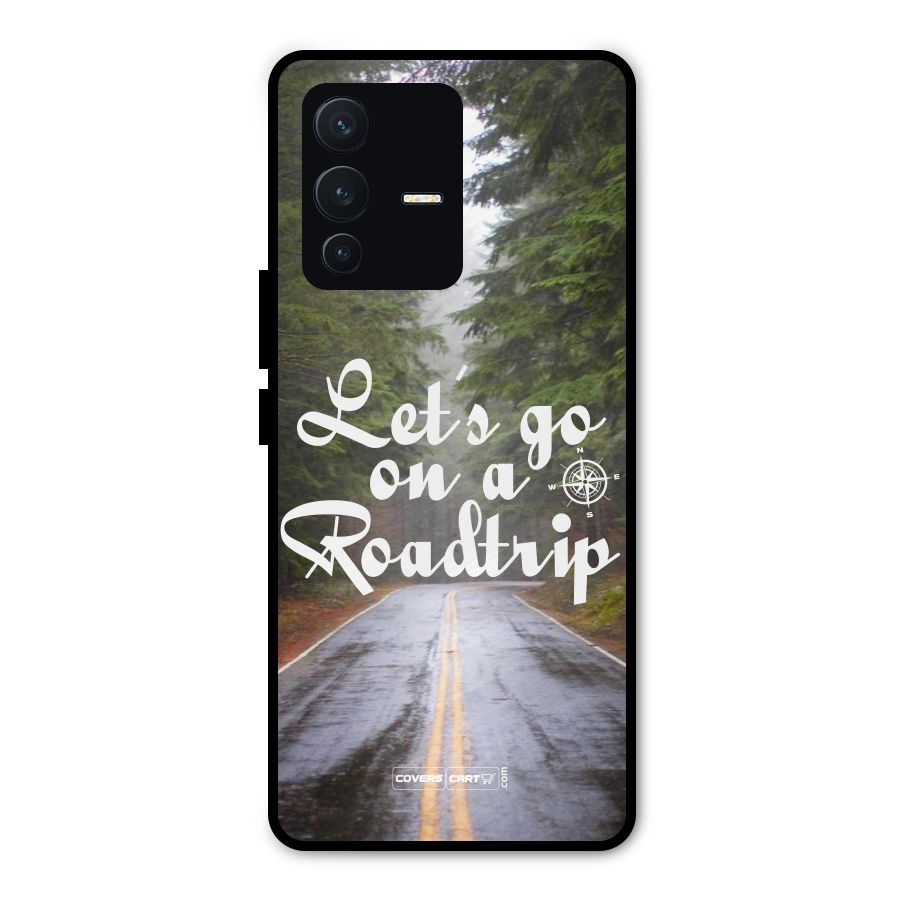 Lets go on a Roadtrip Metal Back Case for Vivo V23 Pro