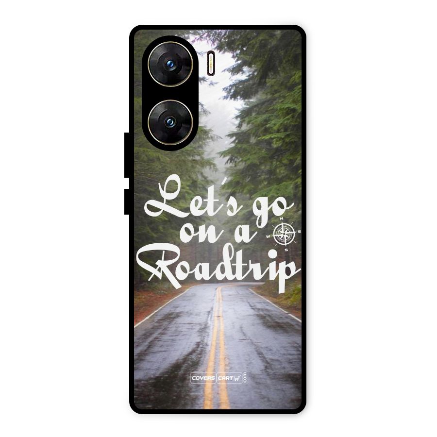 Lets go on a Roadtrip Metal Back Case for Vivo V29e