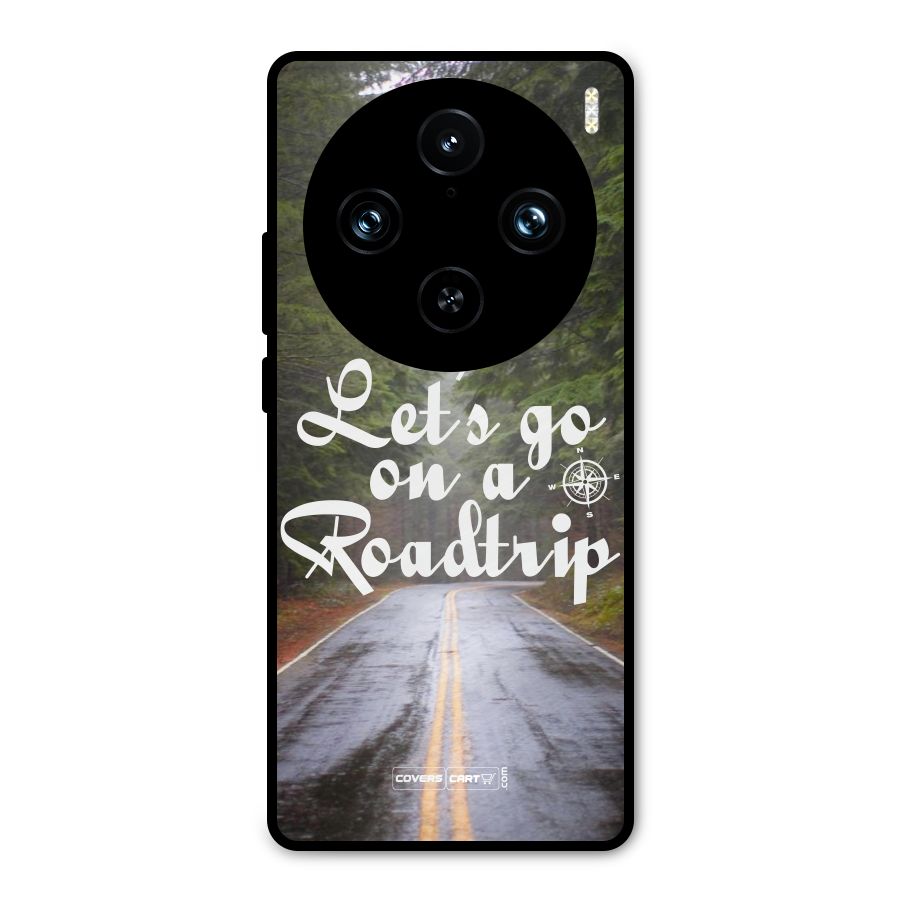 Lets go on a Roadtrip Metal Back Case for Vivo X100 Pro