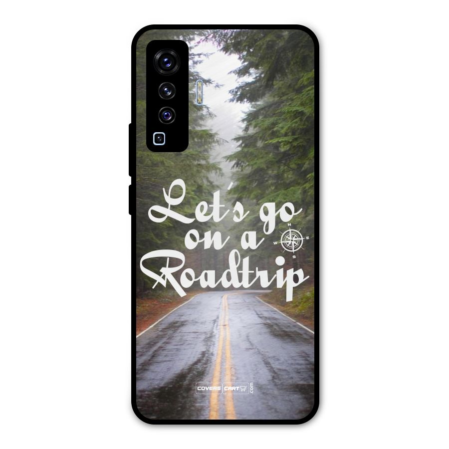 Lets go on a Roadtrip Metal Back Case for Vivo X50
