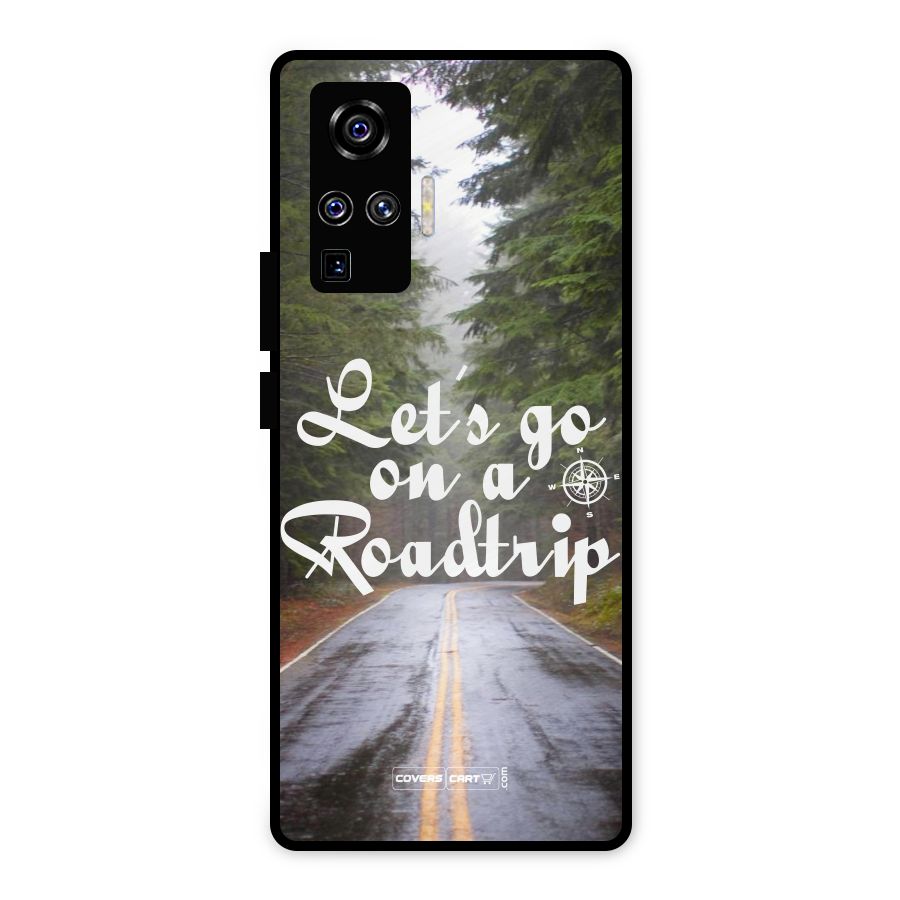 Lets go on a Roadtrip Metal Back Case for Vivo X50 Pro