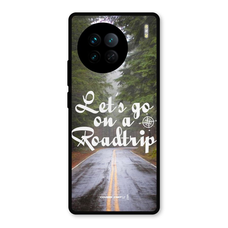 Lets go on a Roadtrip Metal Back Case for Vivo X90