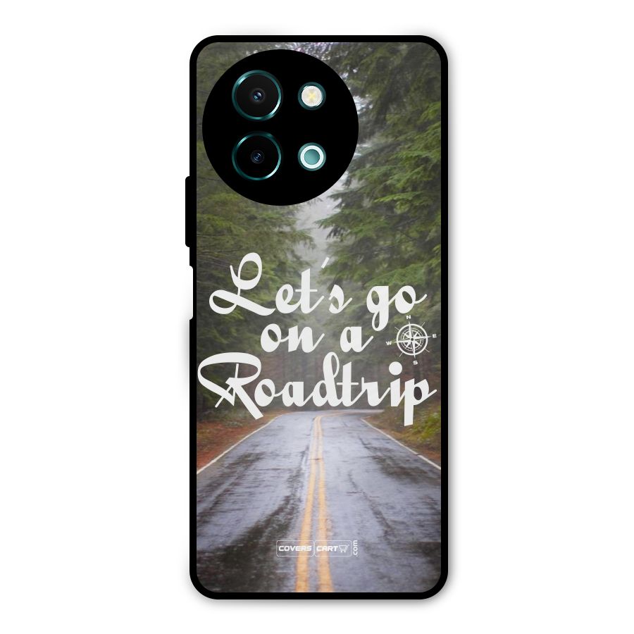 Lets go on a Roadtrip Metal Back Case for Vivo Y58