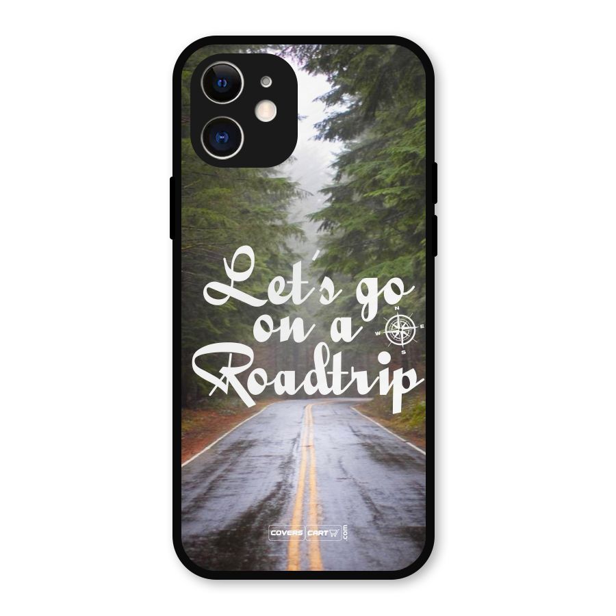Lets go on a Roadtrip Metal Back Case for iPhone 12