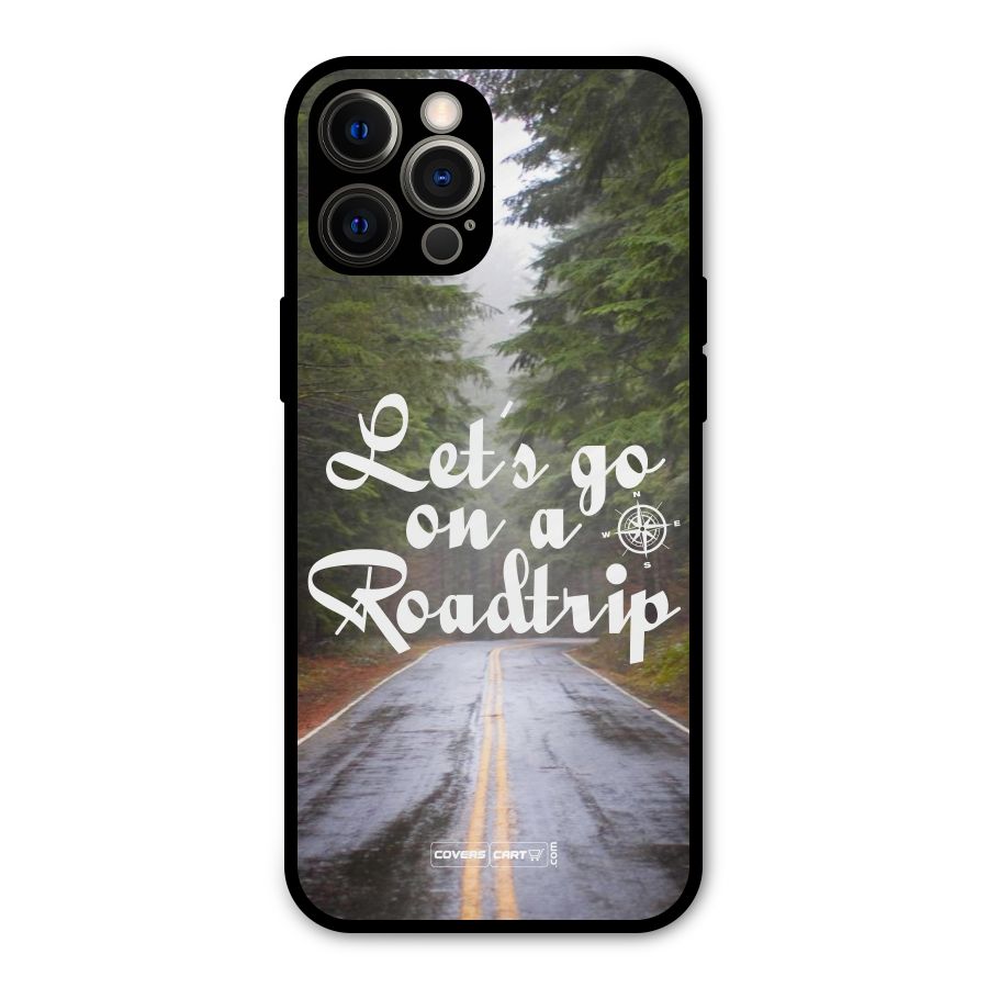 Lets go on a Roadtrip Metal Back Case for iPhone 12 Pro Max