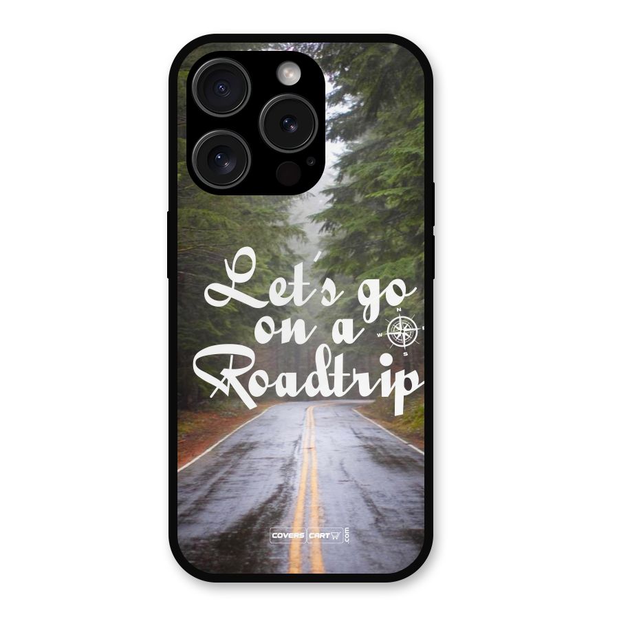 Lets go on a Roadtrip Metal Back Case for iPhone 15 Pro