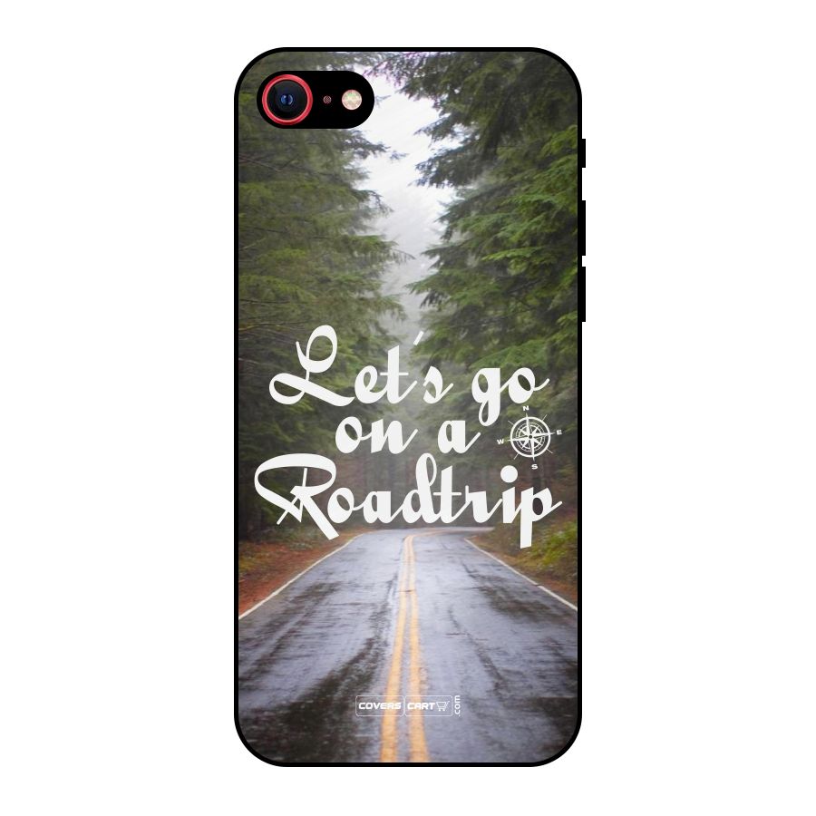 Lets go on a Roadtrip Metal Back Case for iPhone 7