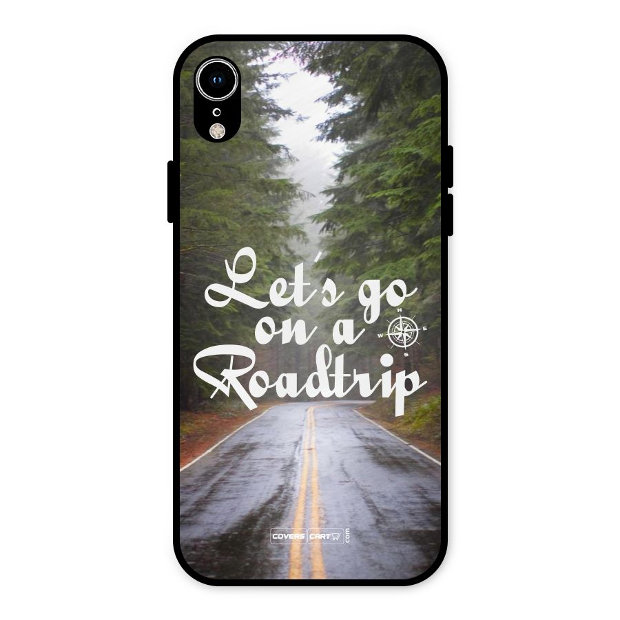 Lets go on a Roadtrip Metal Back Case for iPhone XR