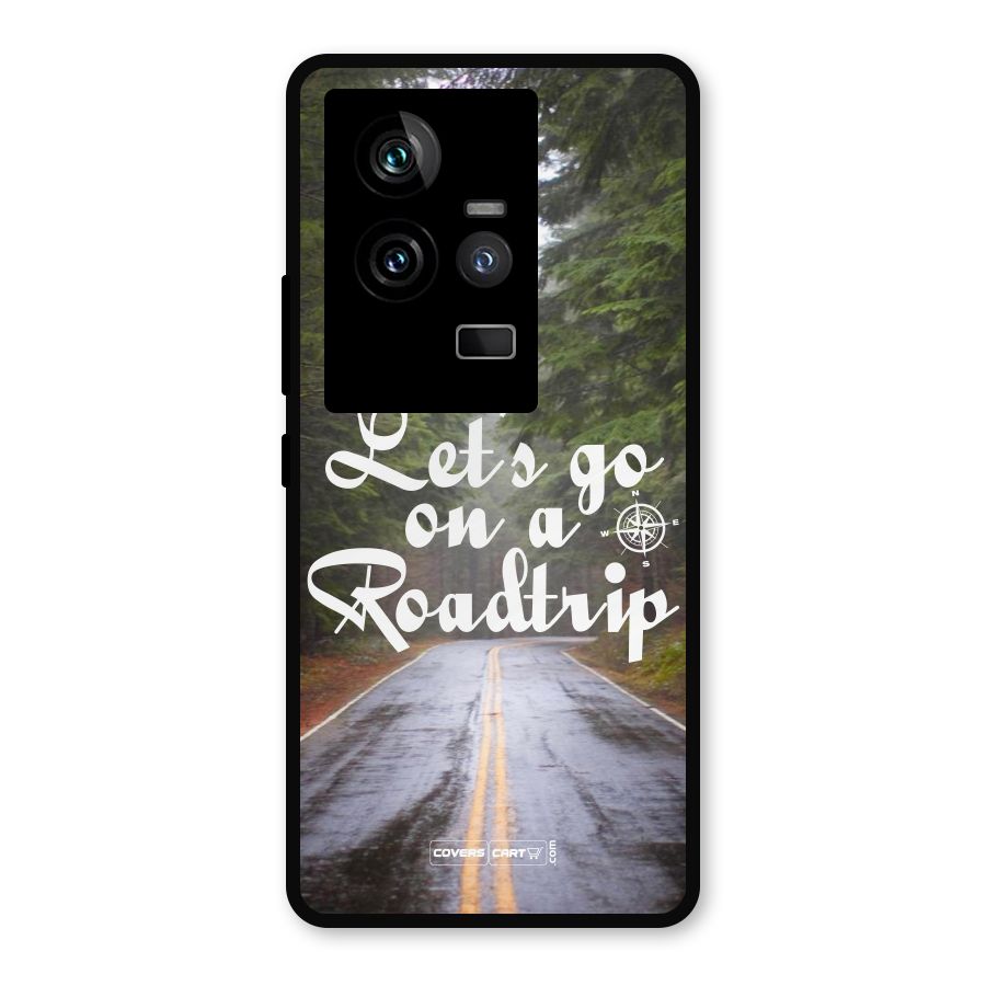Lets go on a Roadtrip Metal Back Case for iQOO 11 5G