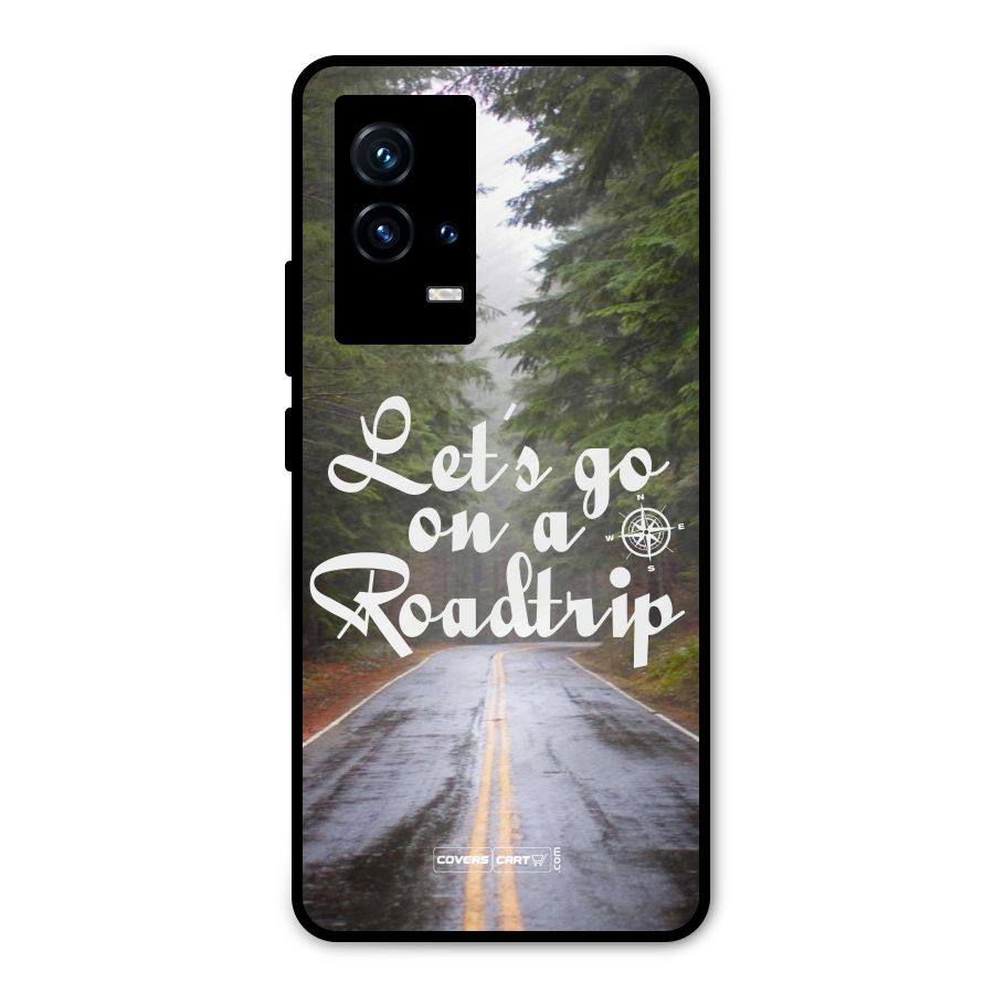 Lets go on a Roadtrip Metal Back Case for iQOO 9 5G
