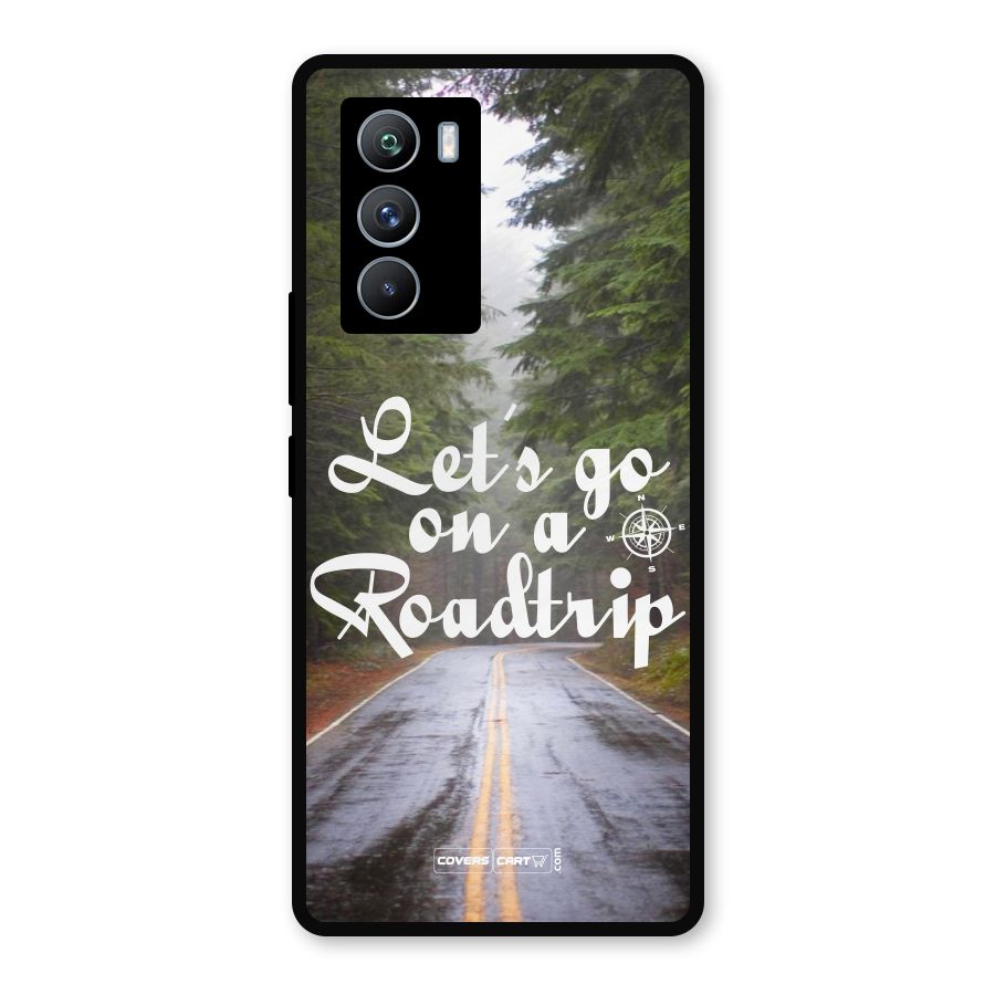 Lets go on a Roadtrip Metal Back Case for iQOO 9 SE