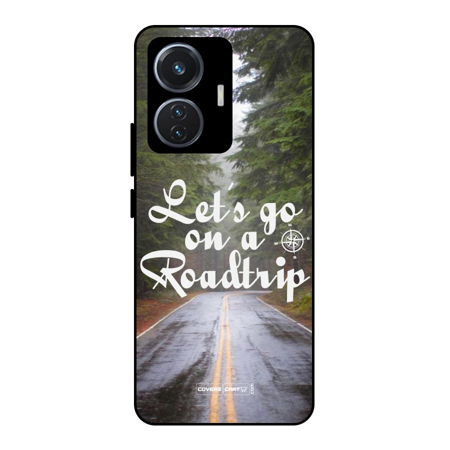 Lets go on a Roadtrip Metal Back Case for iQOO Z6 44W