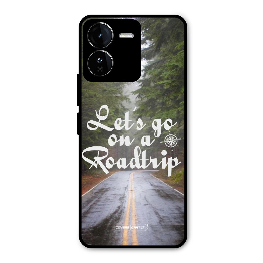 Lets go on a Roadtrip Metal Back Case for iQOO Z9
