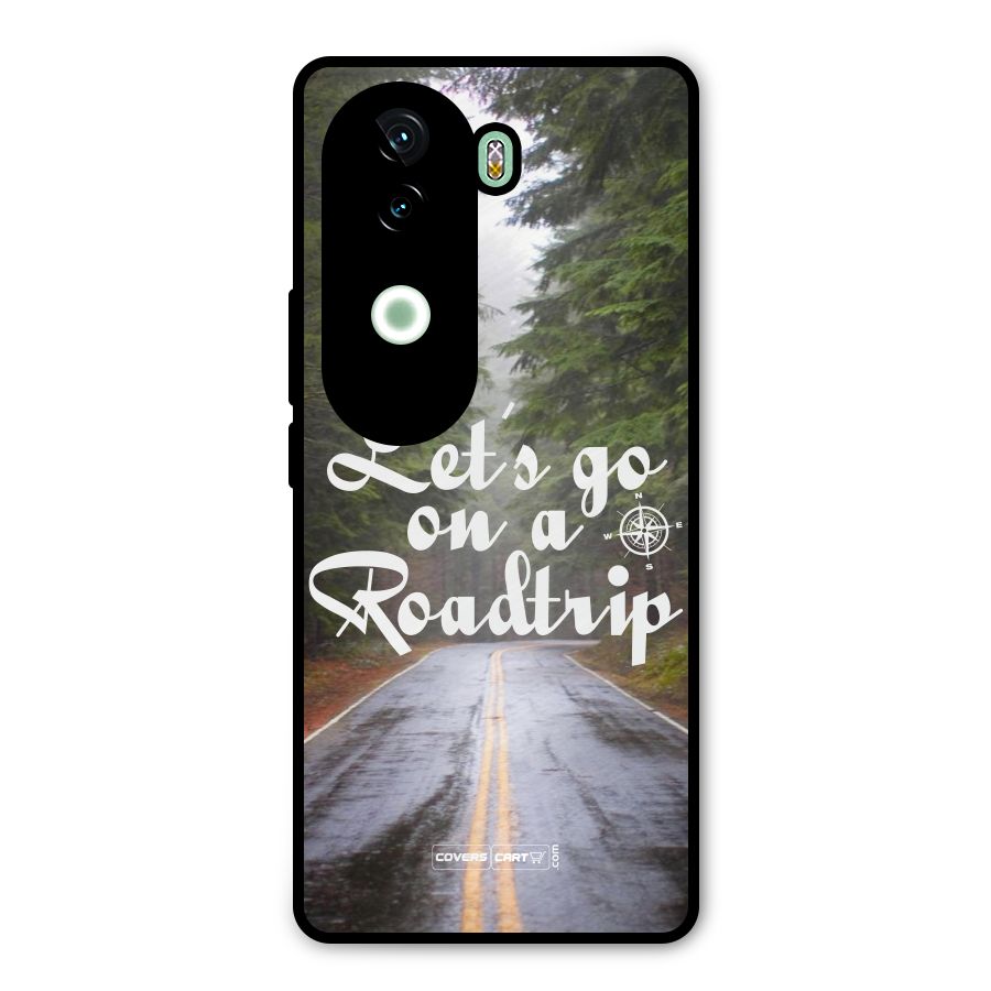 Lets go on a Roadtrip Metal Back Case for iQOO Z9s
