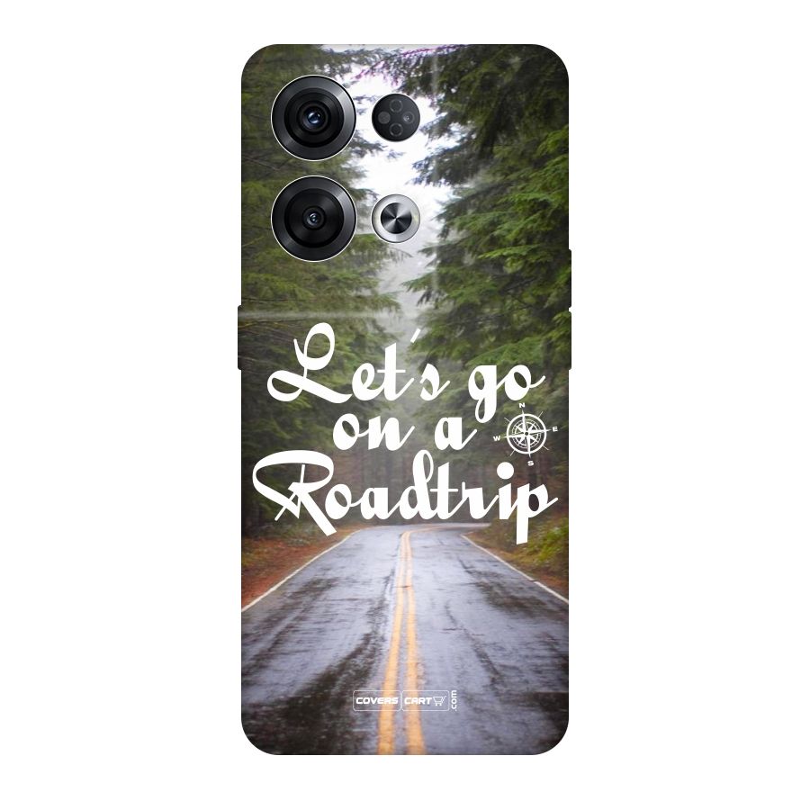 Lets go on a Roadtrip Original Polycarbonate Back Case for Oppo Reno8 Pro 5G