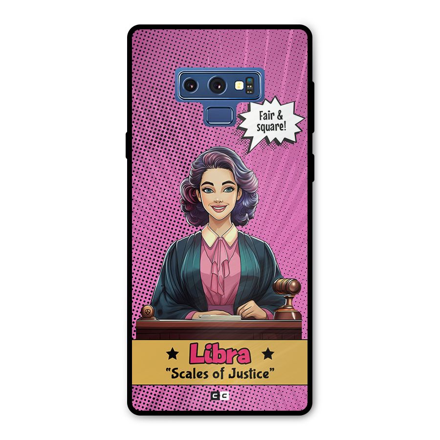 Libra Justice Metal Back Case for Galaxy Note 9