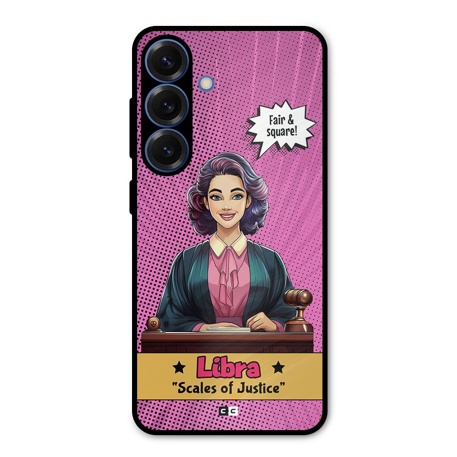 Libra Justice Metal Back Case for Galaxy S25
