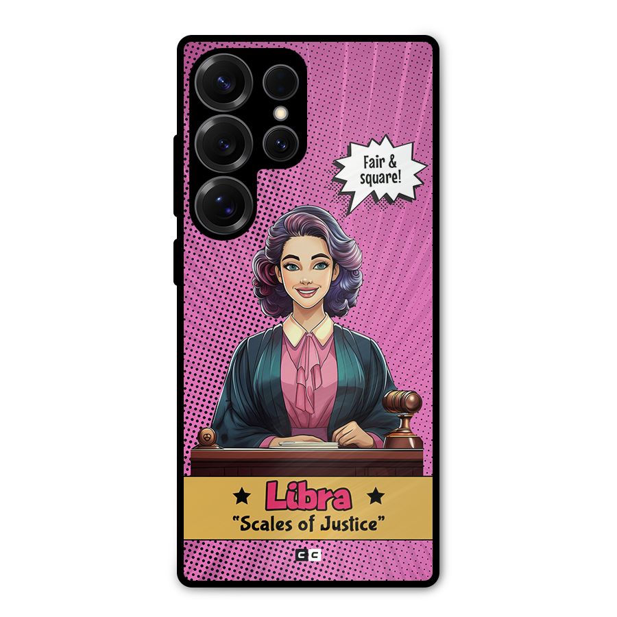 Libra Justice Metal Back Case for Galaxy S25 Ultra