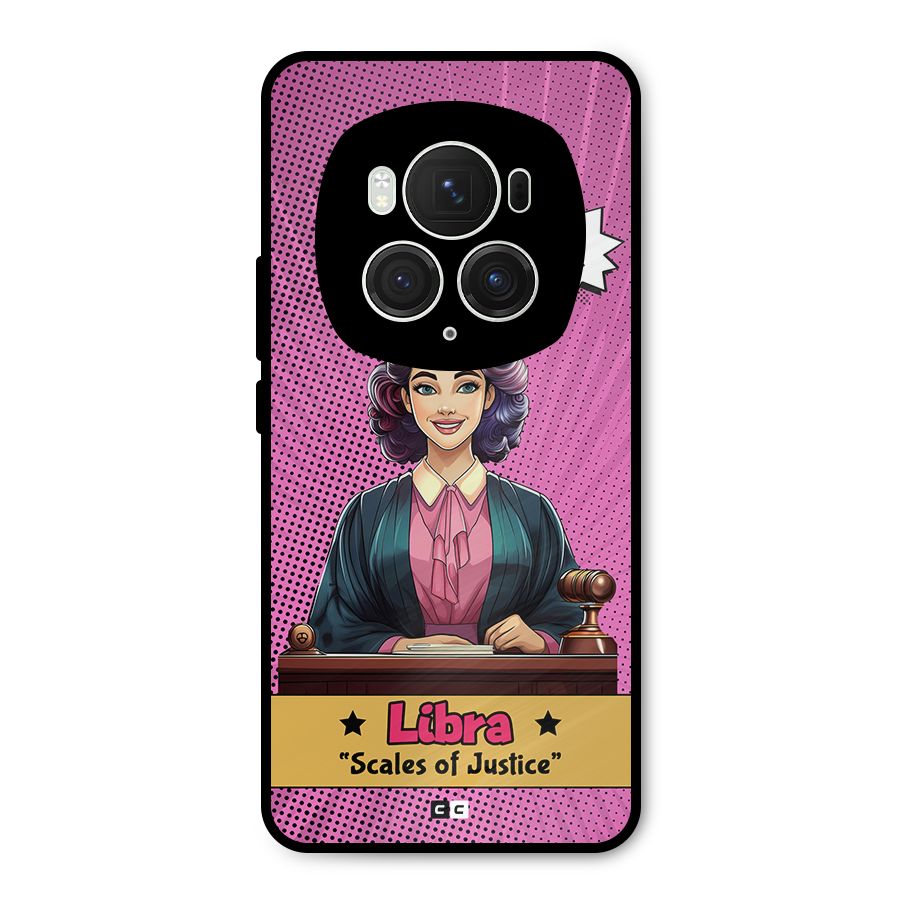 Libra Justice Metal Back Case for Honor Magic6 Pro