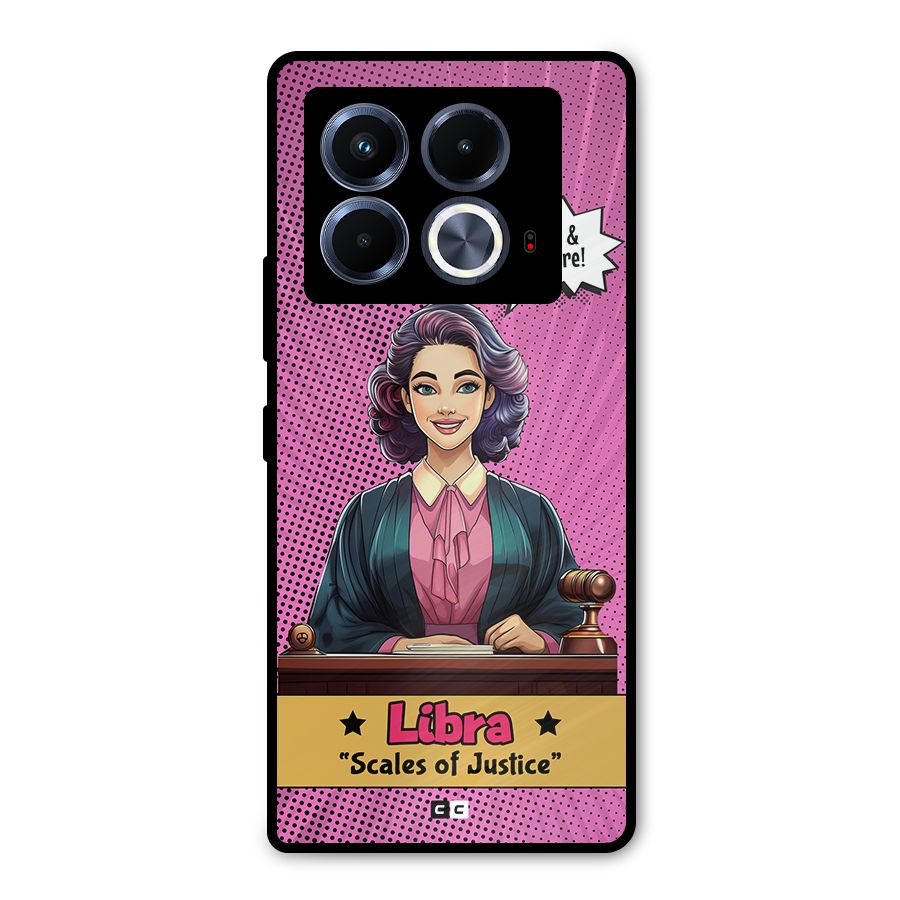 Libra Justice Metal Back Case for Infinix Note 40 5G