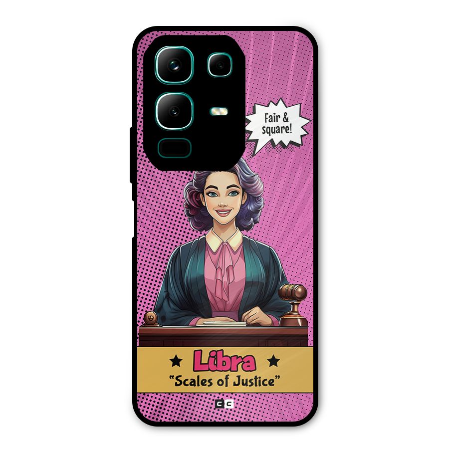 Libra Justice Metal Back Case for Infinix Note 50x