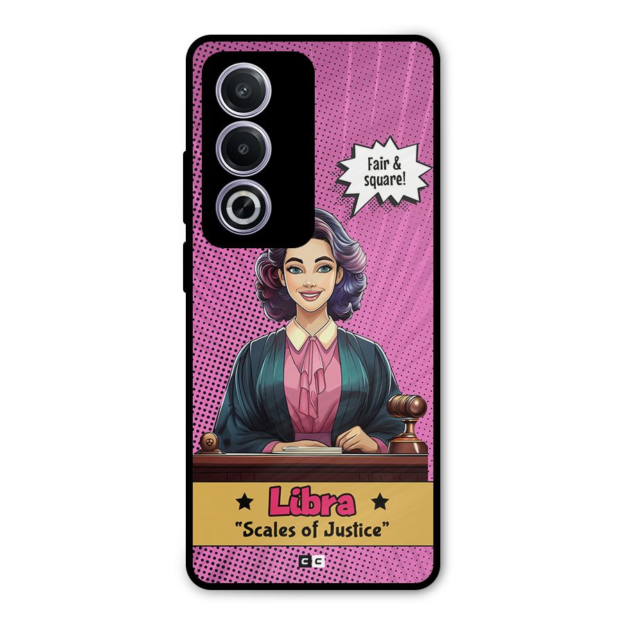 Libra Justice Metal Back Case for Oppo K12x