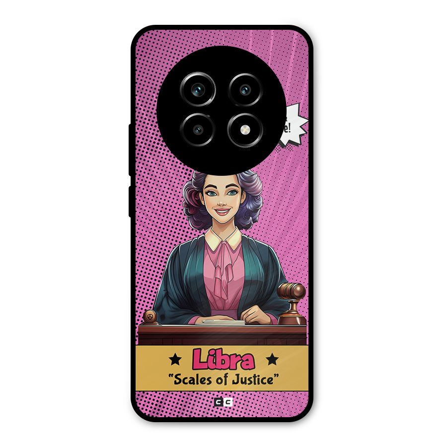 Libra Justice Metal Back Case for Realme 13 Pro