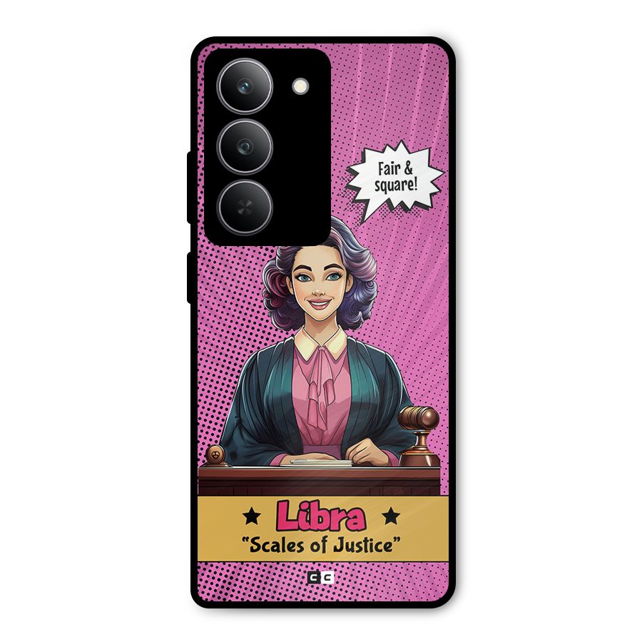 Libra Justice Metal Back Case for Realme 14x