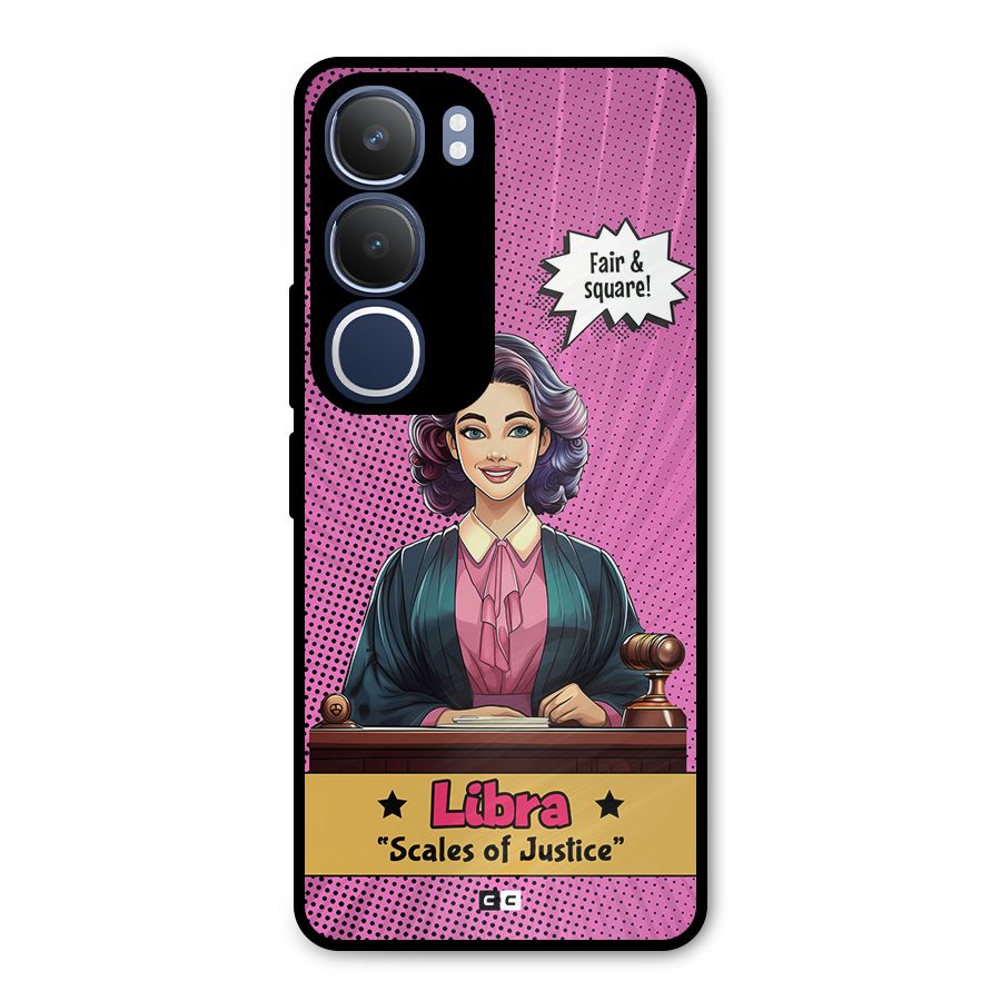 Libra Justice Metal Back Case for Vivo Y29