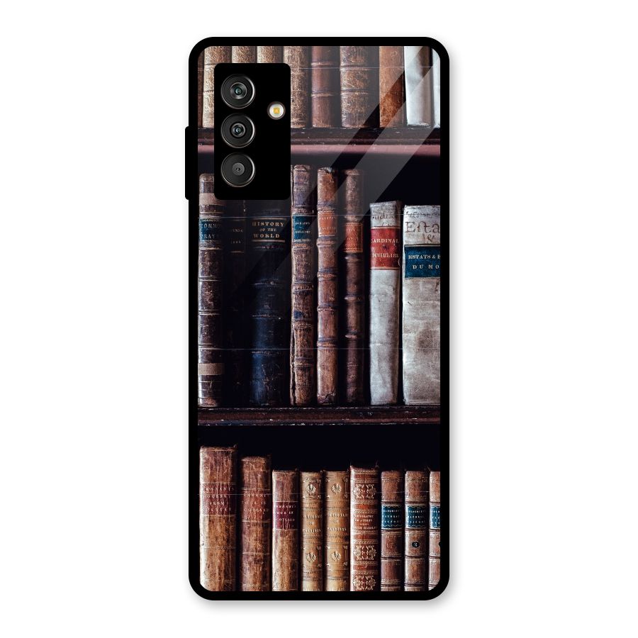 Library Love Glass Back Case for Galaxy M13