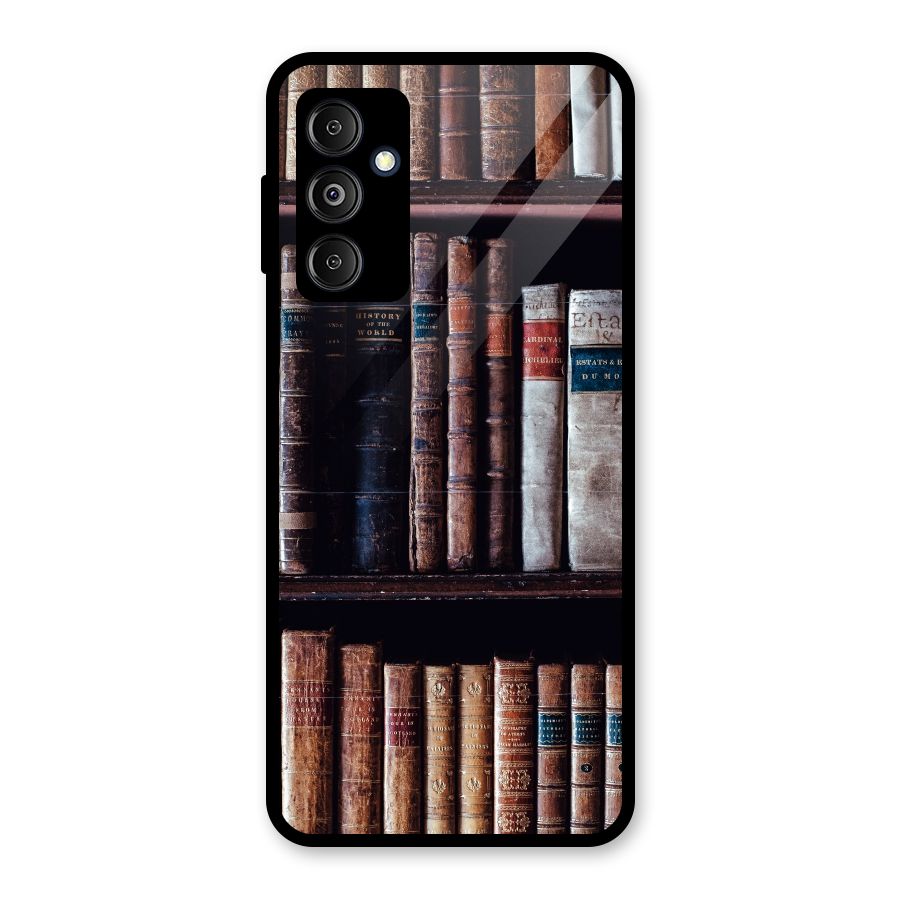 Library Love Glass Back Case for Galaxy M14 5G