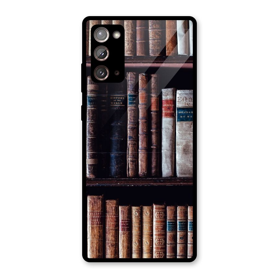 Library Love Glass Back Case for Galaxy Note 20