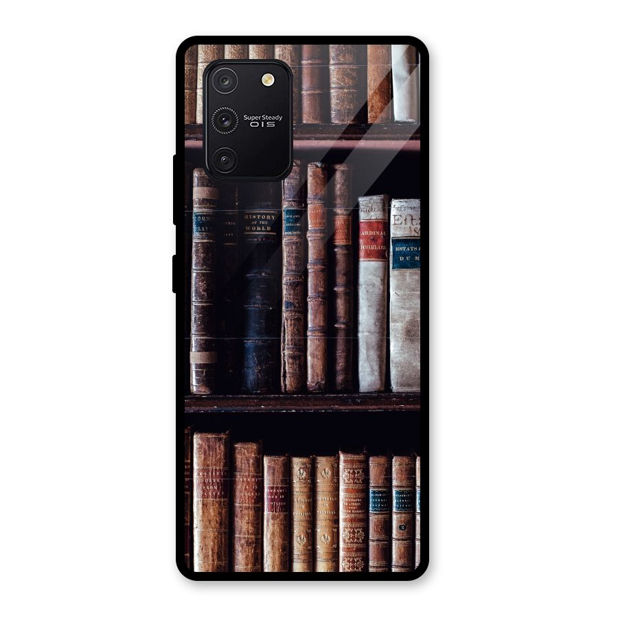 Library Love Glass Back Case for Galaxy S10 Lite