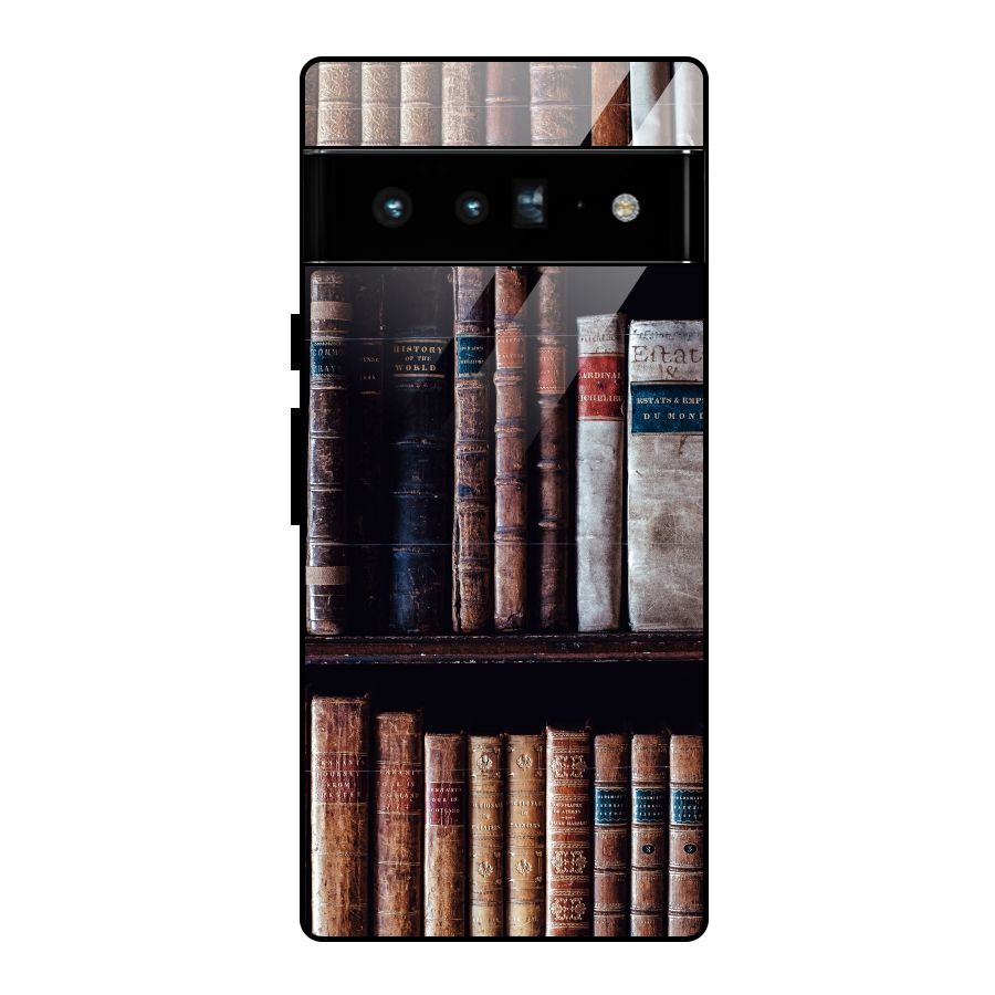 Library Love Glass Back Case for Google Pixel 6 Pro