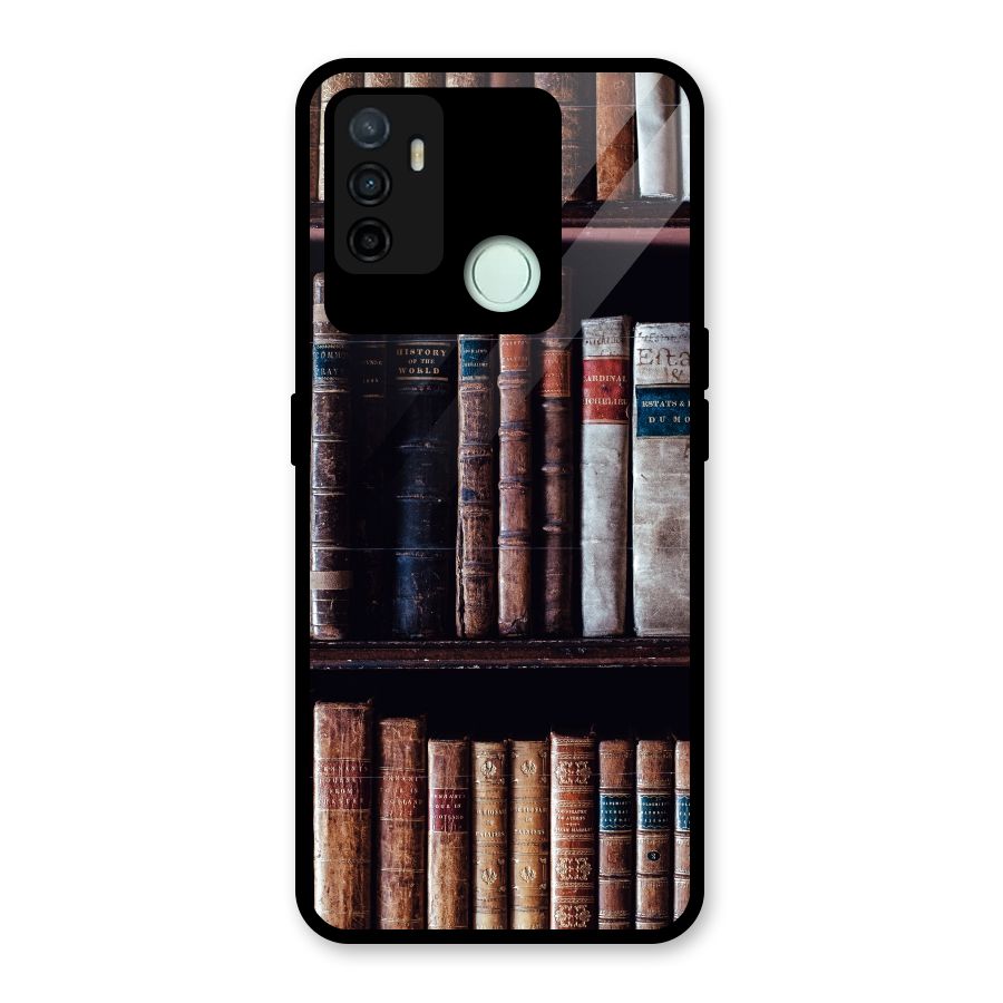 Library Love Glass Back Case for Oppo A53