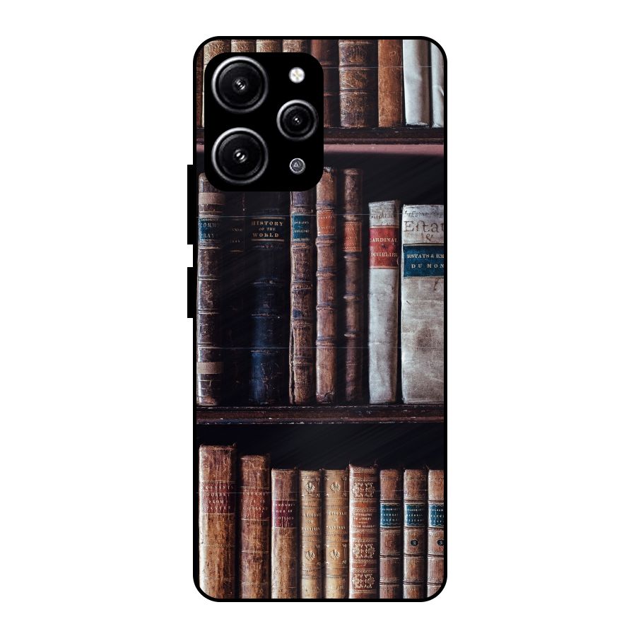 Library Love Glass Back Case for Redmi 12 4G