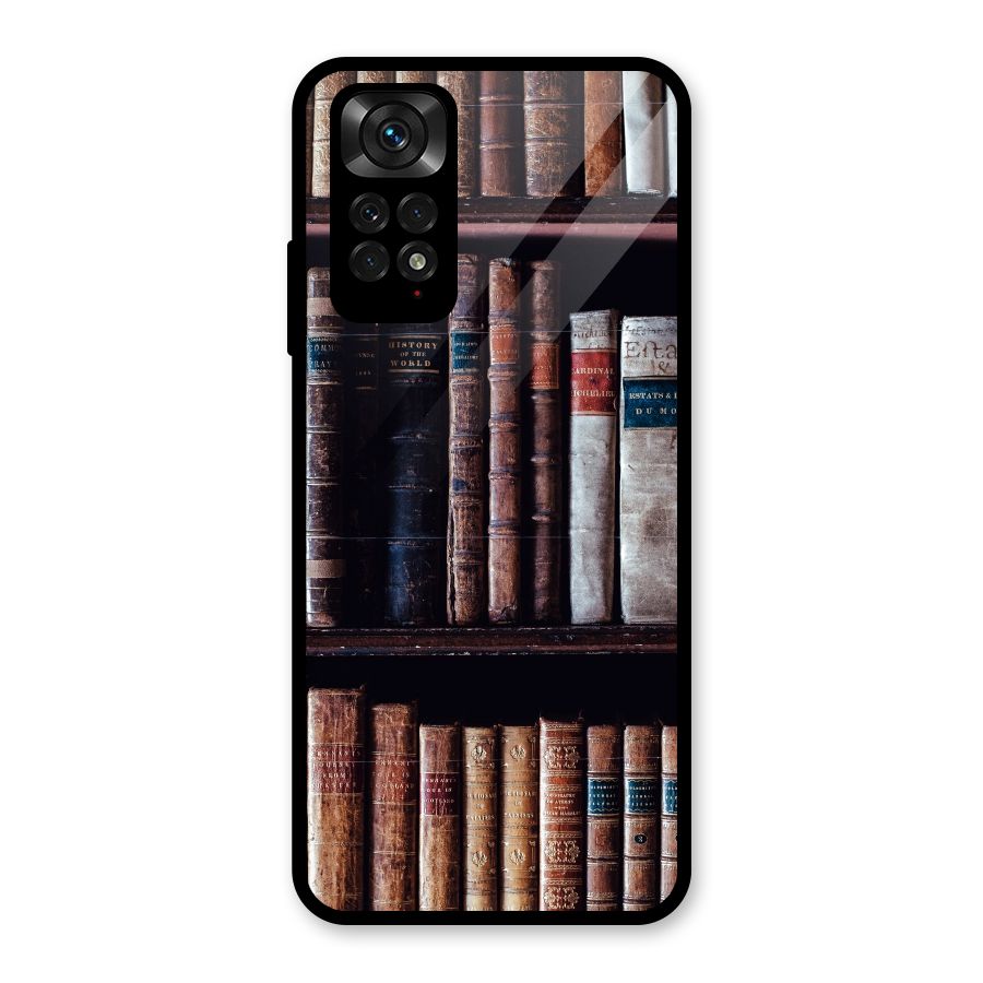 Library Love Glass Back Case for Redmi Note 11S